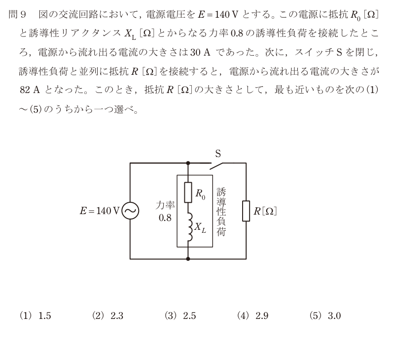 令和7年度 上期 理論 問9 の問題文